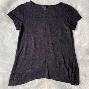 Simply Vera Vera Wang Crinkled Asymmetrical Blouse